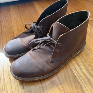 Clarks Dark Brown Chukka Boots